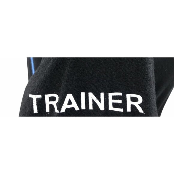 Aria Vail Cascade Athletic Club & Spa Trainer Tech wear 1.0 Shirt Black Blue S - Picture 7 of 7